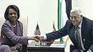 Condoleezza Rice prépare le sommet tripartite de lundi pour le Proche Orient