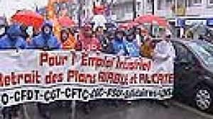 Airbus workers hit the streets in job cuts protest
