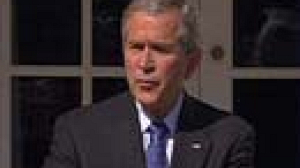 George Bush hits out at Democrats over war funding
