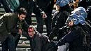 Violence at Man Utd-Roma Champions League match