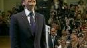 Dans son discours de victoire, Nicolas Sarkozy s’ouvre sur l’Europe et les Etats-Unis