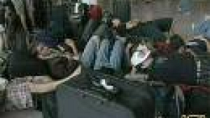 Italian air strikes leave passengers stranded
