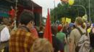 Day after clashes – Peaceful demos in Rostock