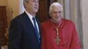 Bush and Pope discuss Iraq and moral issues