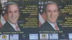 Le message de George Bush a été reçu avec soulagement par les Albanais du Kosovo.