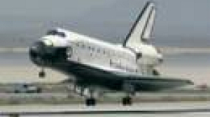 Atlantis back on the ground after landing in California