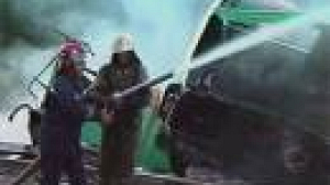 Ukrainians flee toxic cloud after train derailment