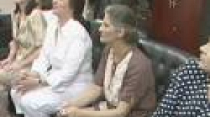 Ferrero-Waldner and Mme. Sarkozy visit Libya in HIV prisoner release bid