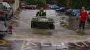 Flood crisis operation continues in England