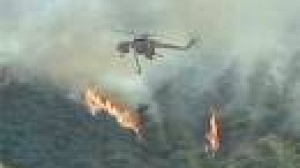 KFOR troops battle wildfires in Kosovo