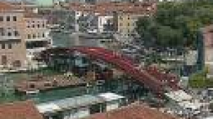 A new bridge is about to span the Grand Canal in Venice