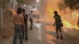 Incendie de grande ampleur près d’Athènes