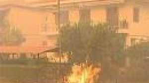 More Greek residents forced to abandon homes