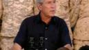 Bush says Iraq security possible with fewer troops