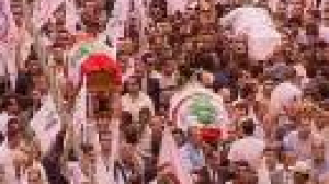 Massive crowds at Beirut funeral of slain anti-Syrian MP