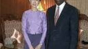Aung San Suu Kyi meets UN envoy