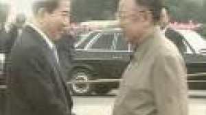 North and South Korean leaders in historic summit