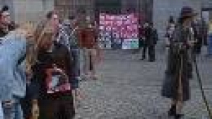 Clashes in Switzerland at political rally