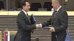 Serbia receives EU initials on SAA pact