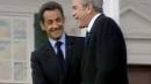 Bush and Sarkozy in agreement over Iran
