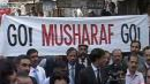 Musharraf moves to calm protests with election date