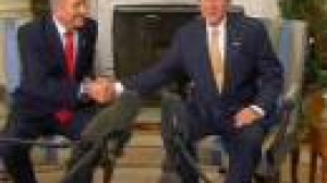 Bush meets Israeli and Palestinian leaders