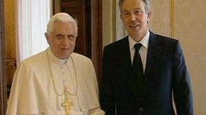Pope welcomes conversion of Blair to Catholicism