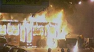Police and protesters clash in trash-strewn Naples