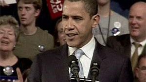 Runner-up Obama fails to achieve Democrat double