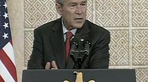 George W. Bush: C’est l’heure des choix difficiles pour faire la paix