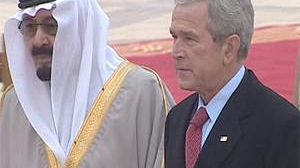George W. Bush est arrivé en Arabie Saoudite