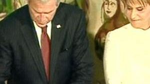 George W.Bush à la Knesset