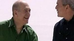 George Bush rend visite au roi Abdallah d’Arabie Saoudite