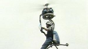 No bovver in a hover – mini-chopper flies over Vinci