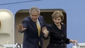 Bush heads for home after praising peace in Belfast