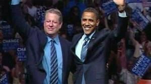 Gore tells Obama: Yes we can, and we must!