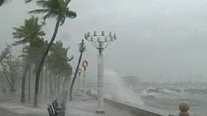 Philippine ship hit by Typhoon