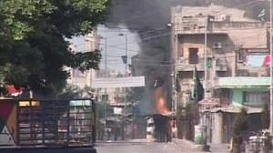 Lebanese troops on the streets of Tripoli as pro and anti government factions clash