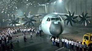 Airbus A440M transporter makes first appearance