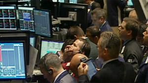 Euro shares up after volatile session