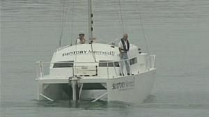 Le premier bateau propulsé par des vagues