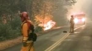 Wildfires threaten N.California again