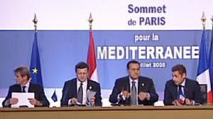 France pleads for peace not war at Mediterranean Union conference