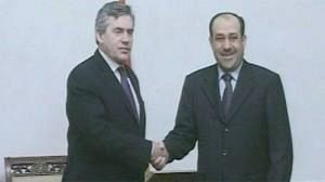 Gordon Brown en Irak: poursuite du retrait des troupes britanniques, mais pas de calendrier