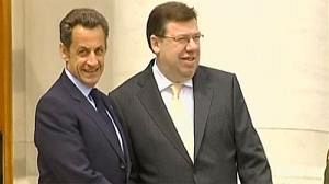 Sarkozy denies asking Ireland for second referendum