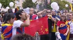 Pro-Tibet protests europe-wide as Olympics open