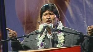 Bolivian leader’s plea for unity