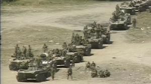 Russian airforce bombs Tbilisi airstrip