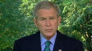 L’avertissement de George W Bush à la Russie