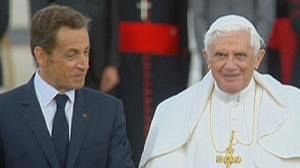 Pope Benedict urging ‘Christian values’ in France trip